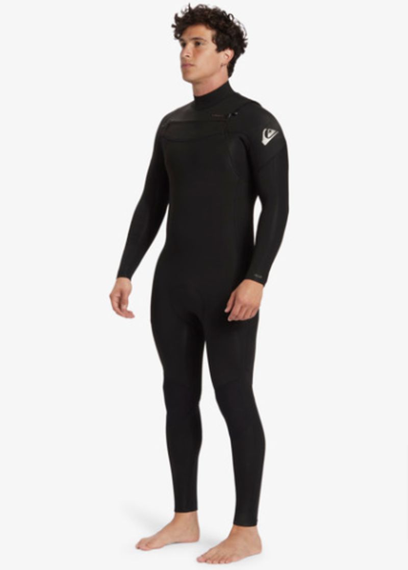 Quiksilver Herren Neoprenanzug Everyday Sessions 4/3mm Chestzip - Black