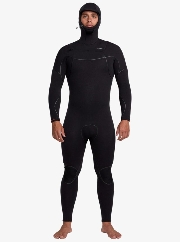 Quiksilver Herren Neoprenanzug Marathon Sessions 6/5/4 CZ mit Haube - Black