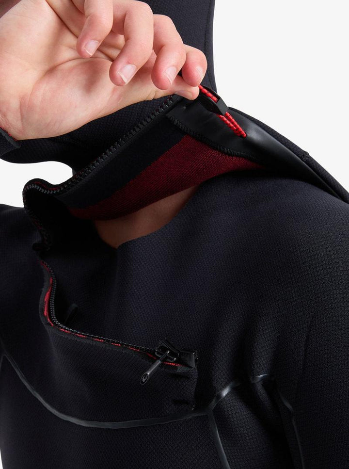 Quiksilver Herren Neoprenanzug Marathon Sessions 6/5/4 mit Haube - Black