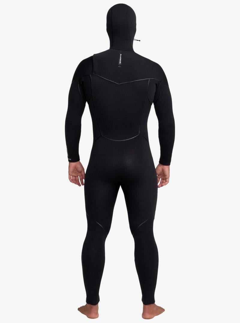 Quiksilver Herren Neoprenanzug Marathon Sessions 6/5/4 mit Haube - Black