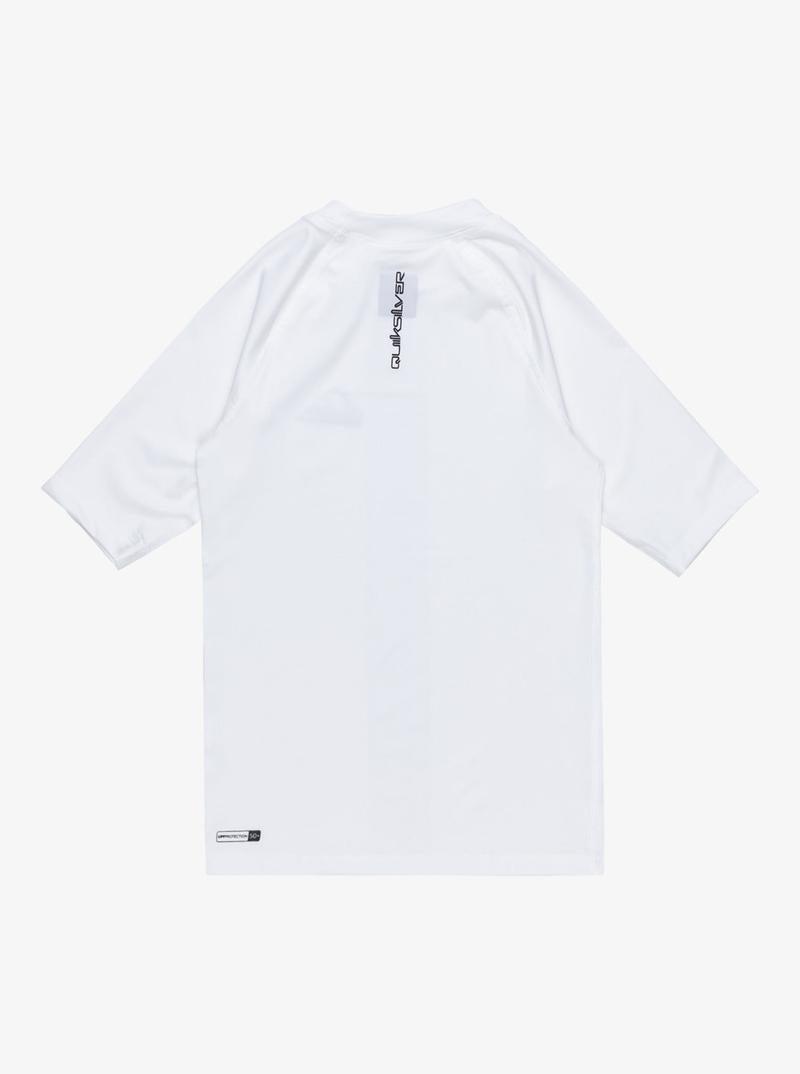 Quiksilver Kinder Lycra Everyday kurzarm 50UPF - weiss