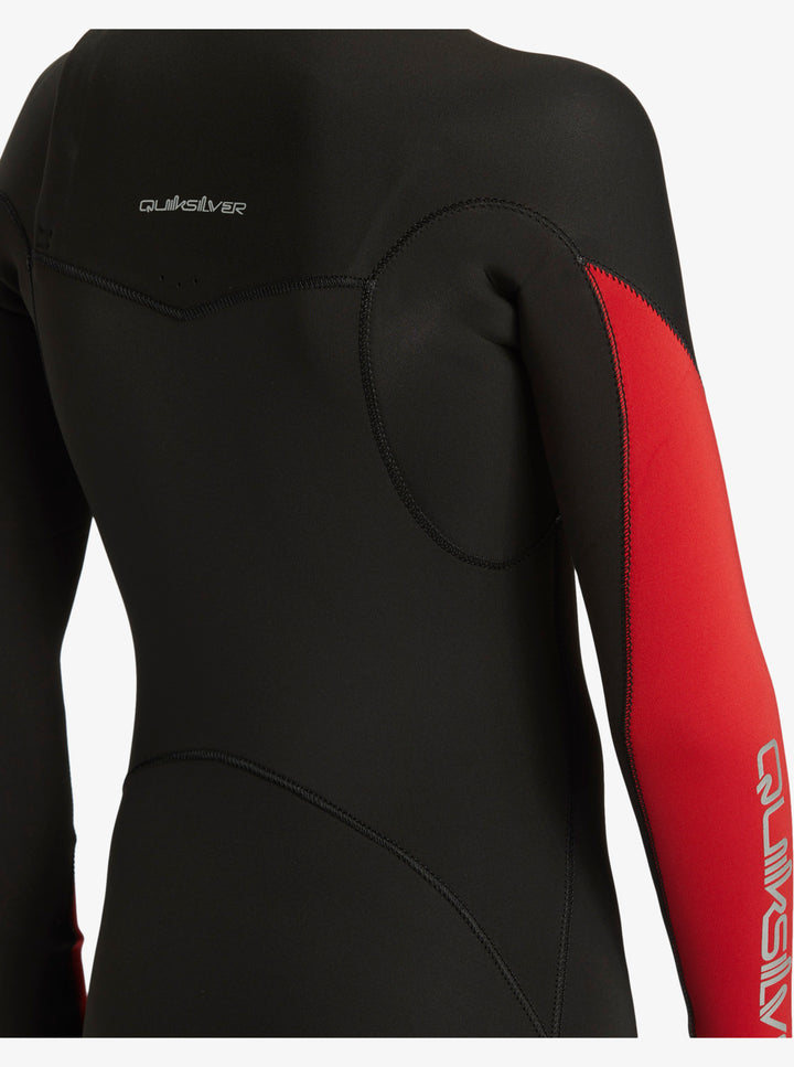 Quiksilver Kinder Neoprenanzug 3/2mm Chest Zip Everyday Sessions - High Risk Red