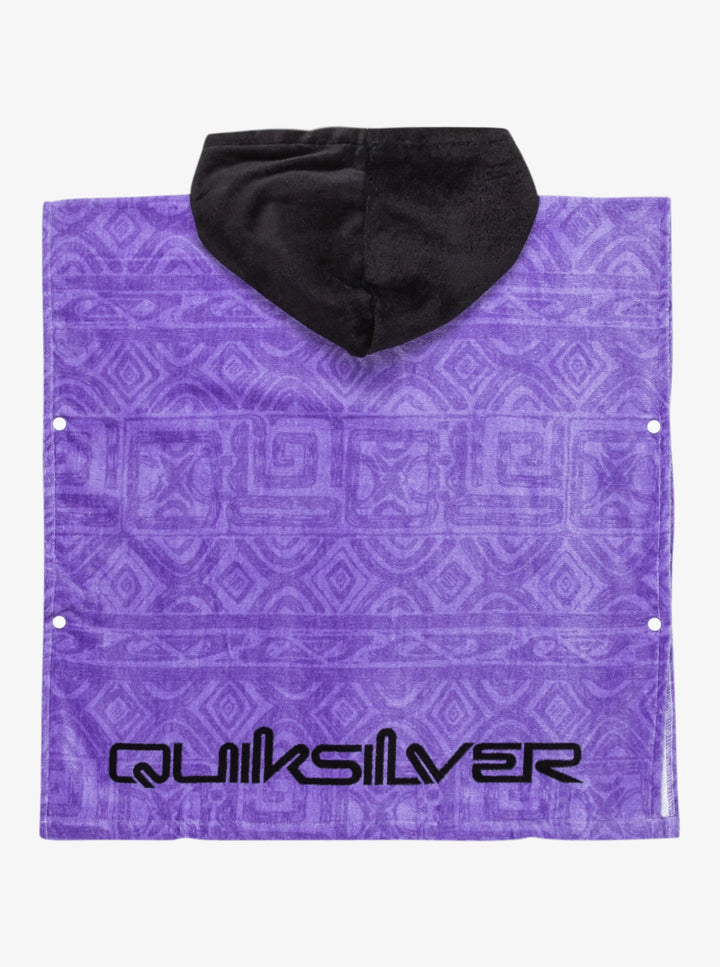 Quiksilver Kinder Poncho Surf Hoody Towel - dusted peri