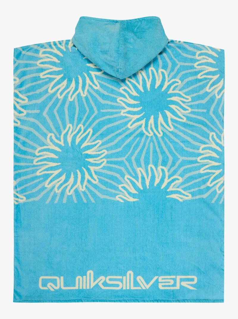 Quiksilver Poncho Hoody Surf - Aqua Ocean Mayhem