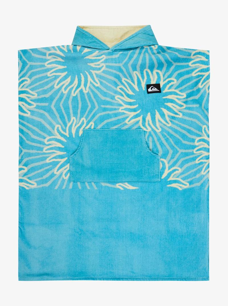 Quiksilver Poncho Hoody Surf - Aqua Ocean Mayhem