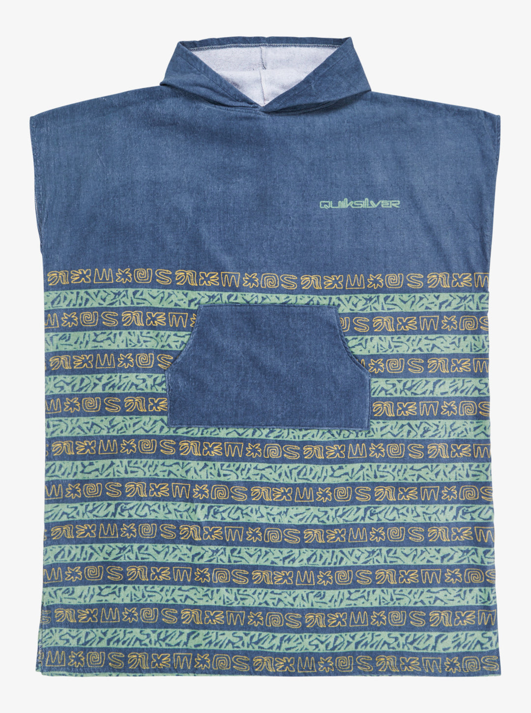 Quiksilver Poncho Hoody Towel - Granite Terra Stripe