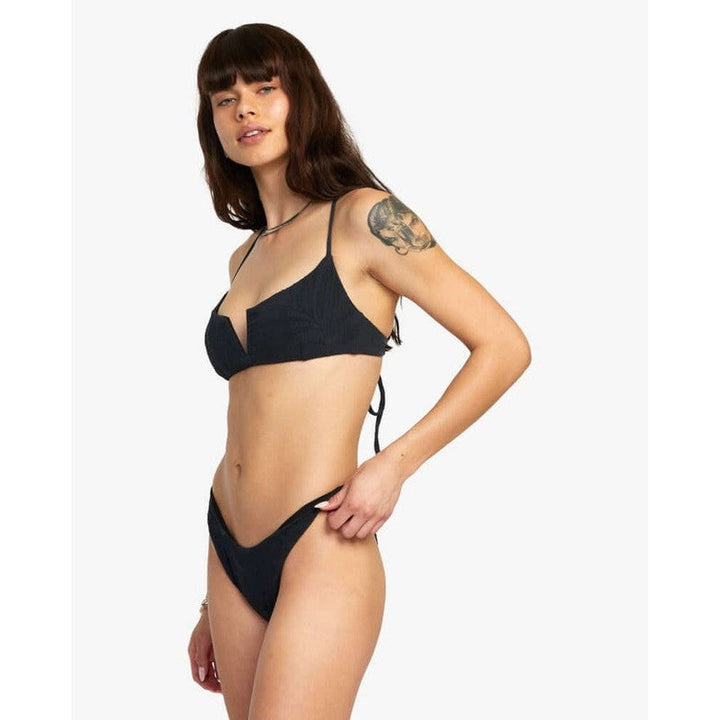 RVCA Bikini Top Palm Grooves - Black