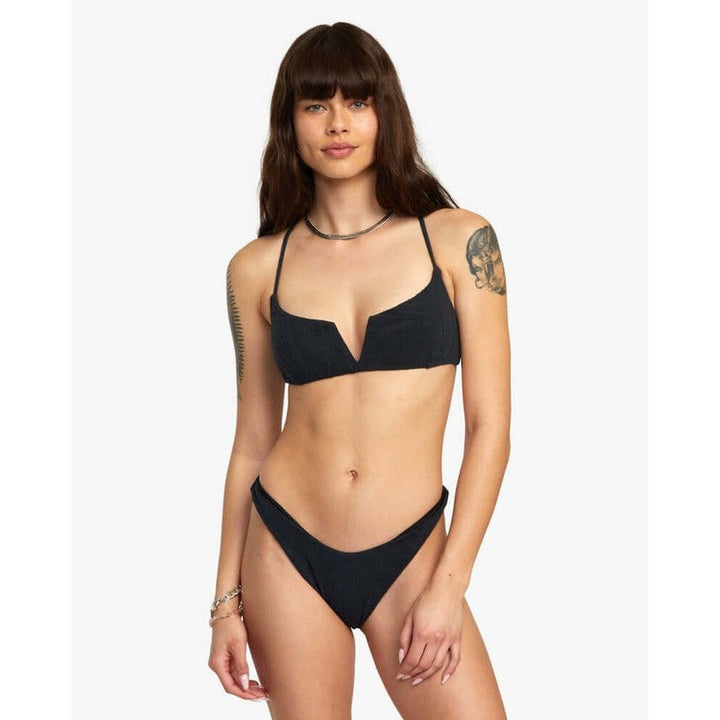 RVCA Bikini Top Palm Grooves - Black