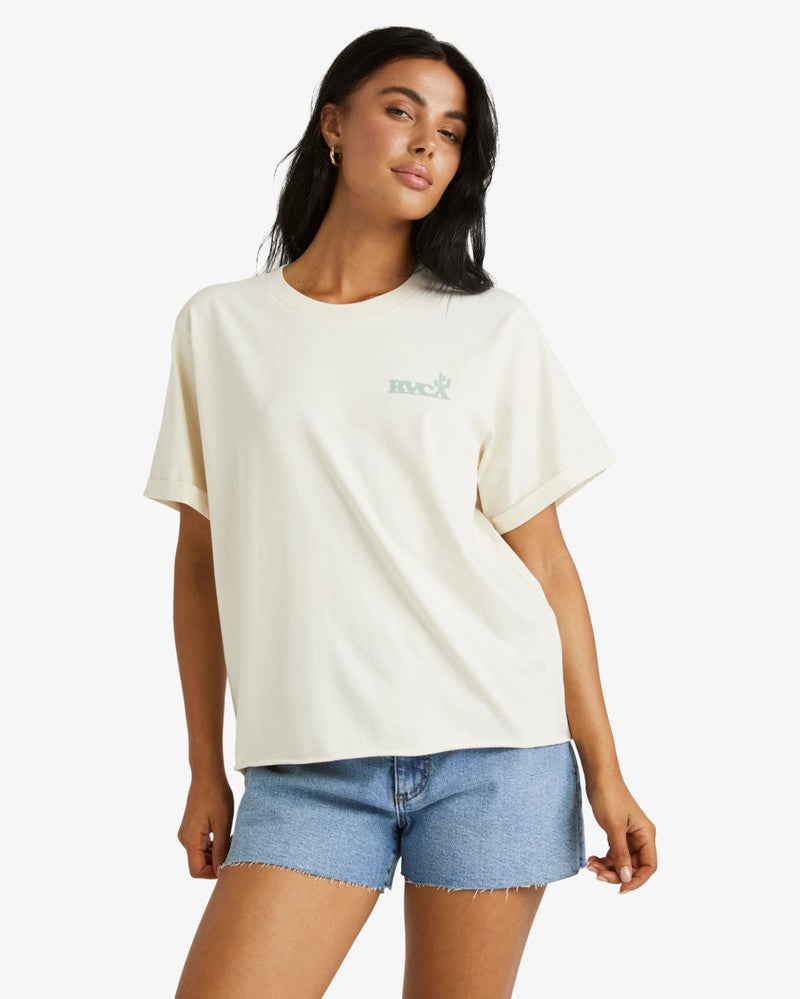 RVCA Damen Shirt Out Back - Unbleached