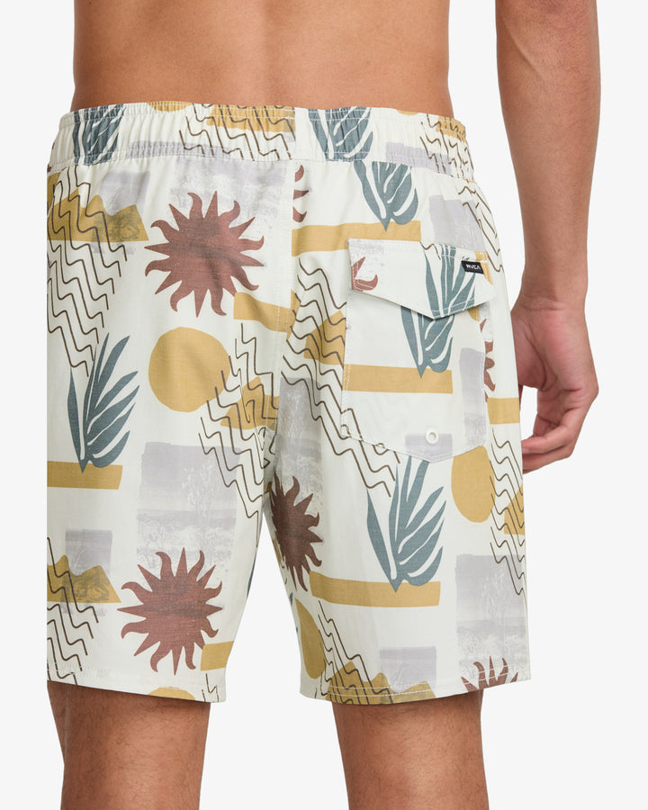 RVCA Herren Badehose Atlas Elastic 17' - natural