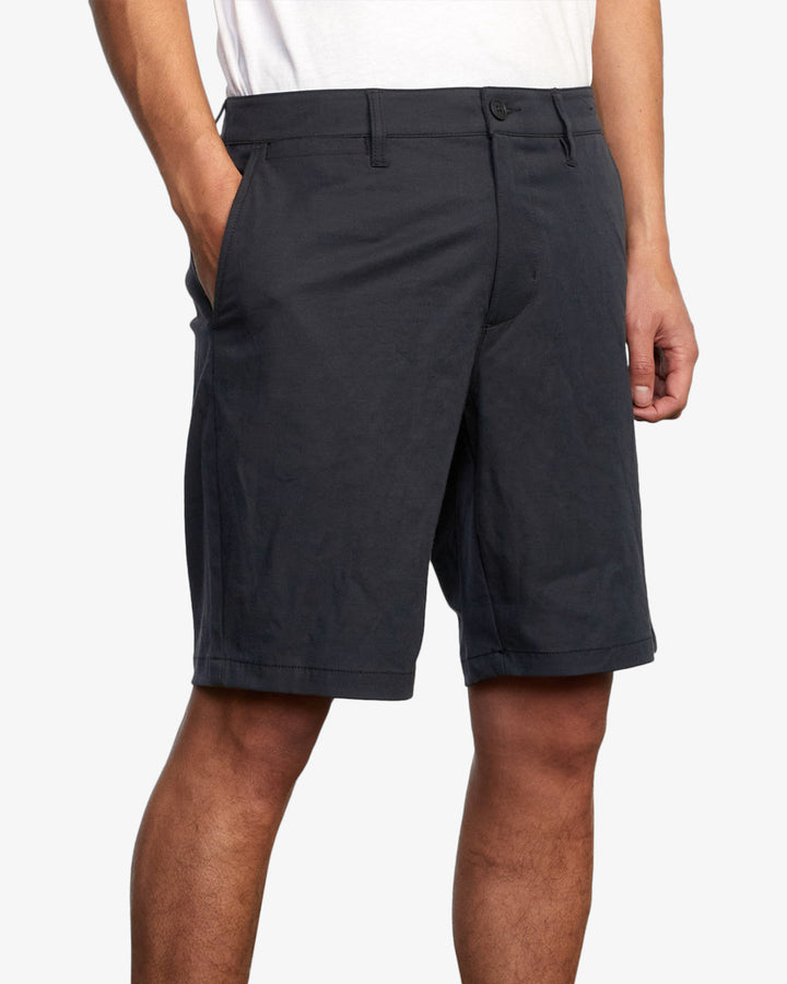 RVCA Herren Hybrid Shorts Back in Hybrid - black