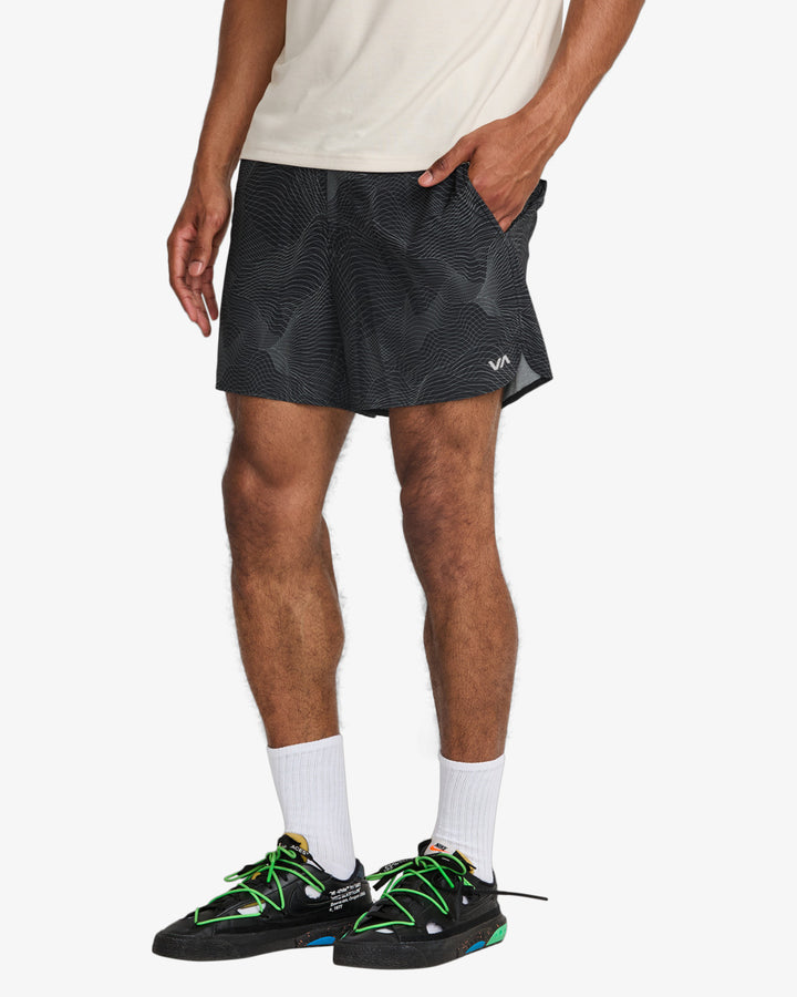 RVCA Herren Performance Walkshort Yogger Lite 15" - black wave