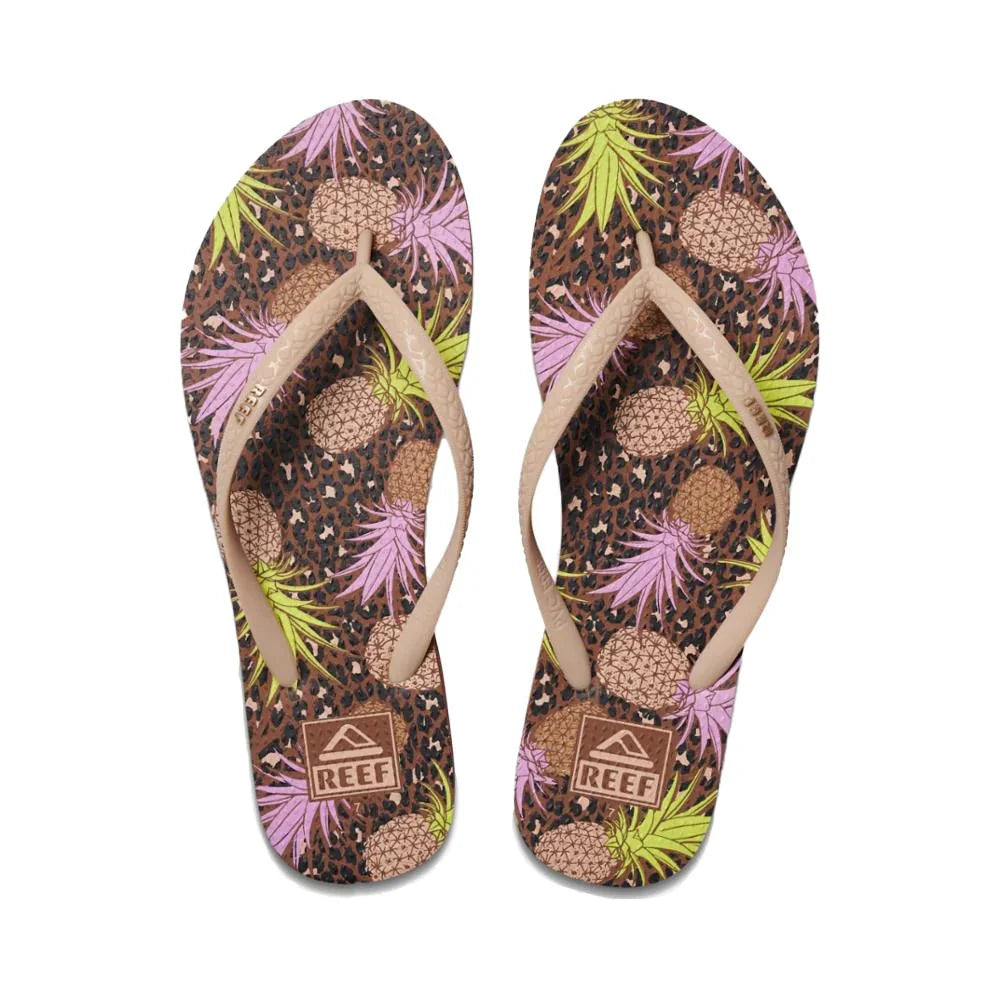 Reef Damen Flip Flop Seaside Prints - Wild Pineapple
