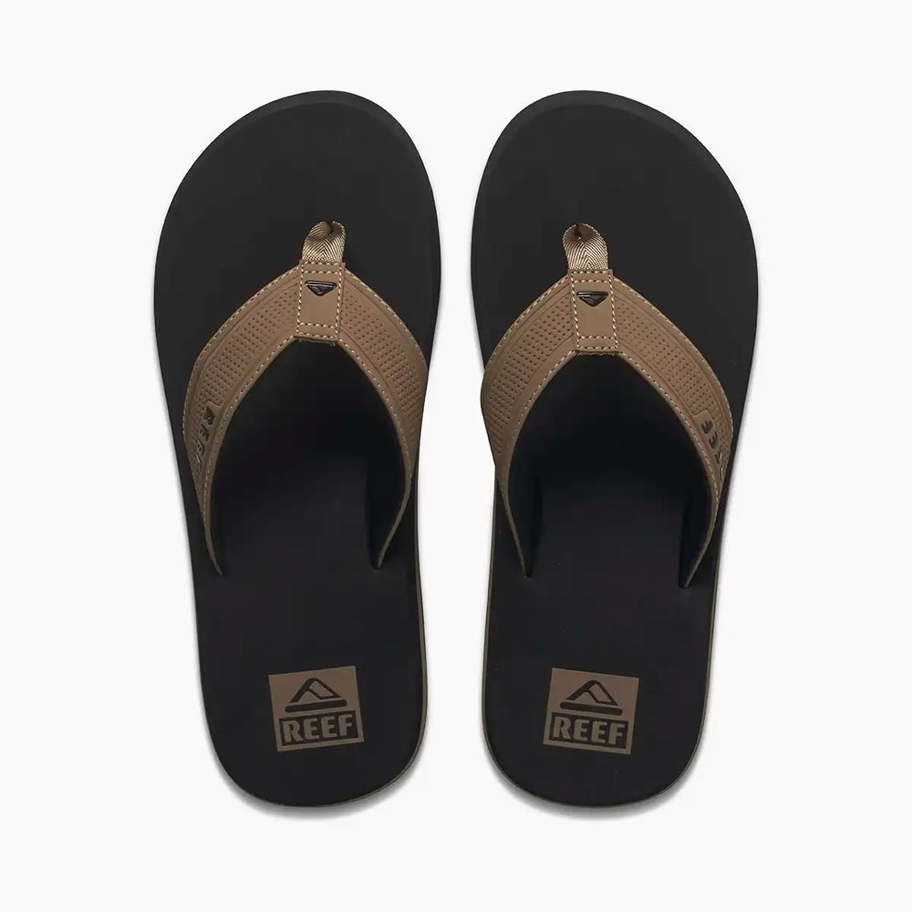 Reef Herren Flip Flop The Layback - black / tan