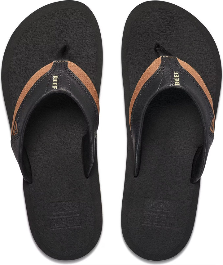 Reef Herren Flip Flops Cushion Dawn - black / tan