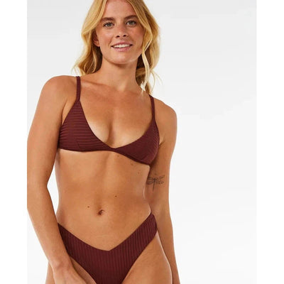 Rip Curl Bikini top Premium Surf Bikinioberteil mit festen Triangeln - plum