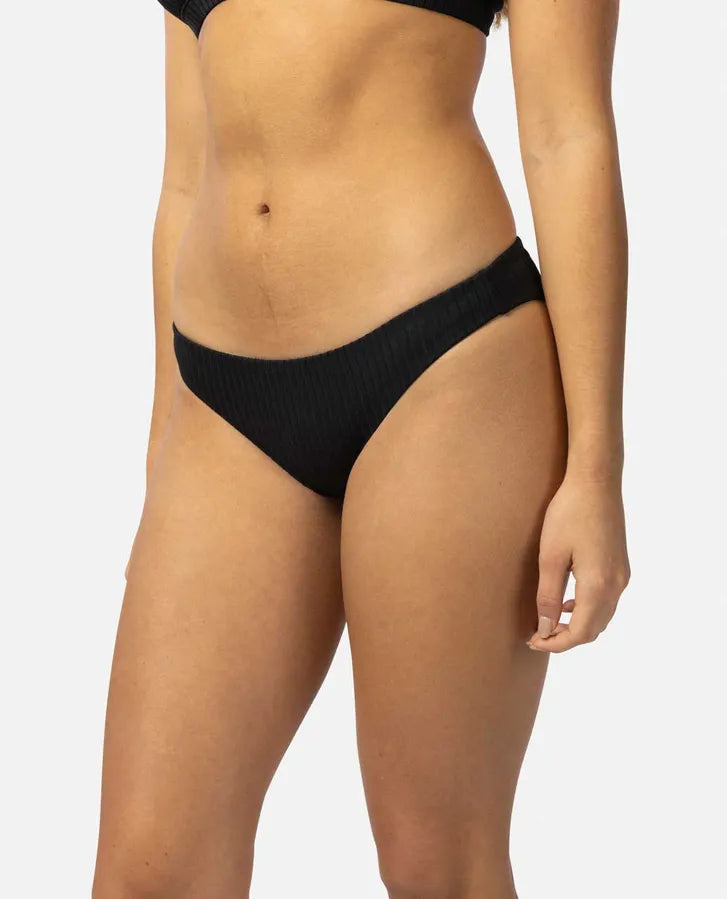 Rip Curl Damen Bikini Bottom Premium Surf Cheeky - black