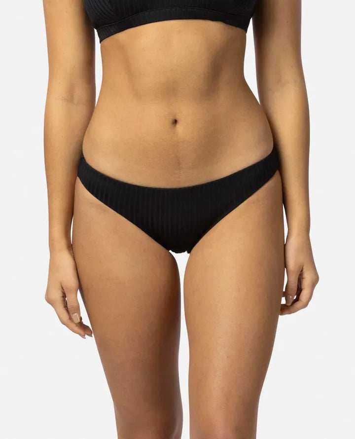 Rip Curl Damen Bikini Bottom Premium Surf Cheeky - black