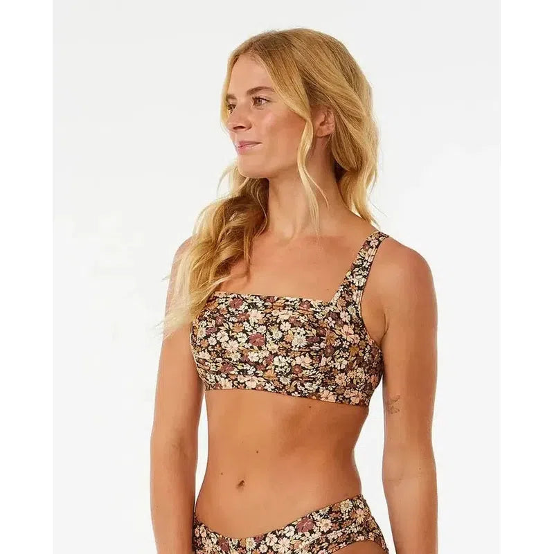 Rip Curl Damen Bikini Top Sea Of Dreams D-DD Crop - brown