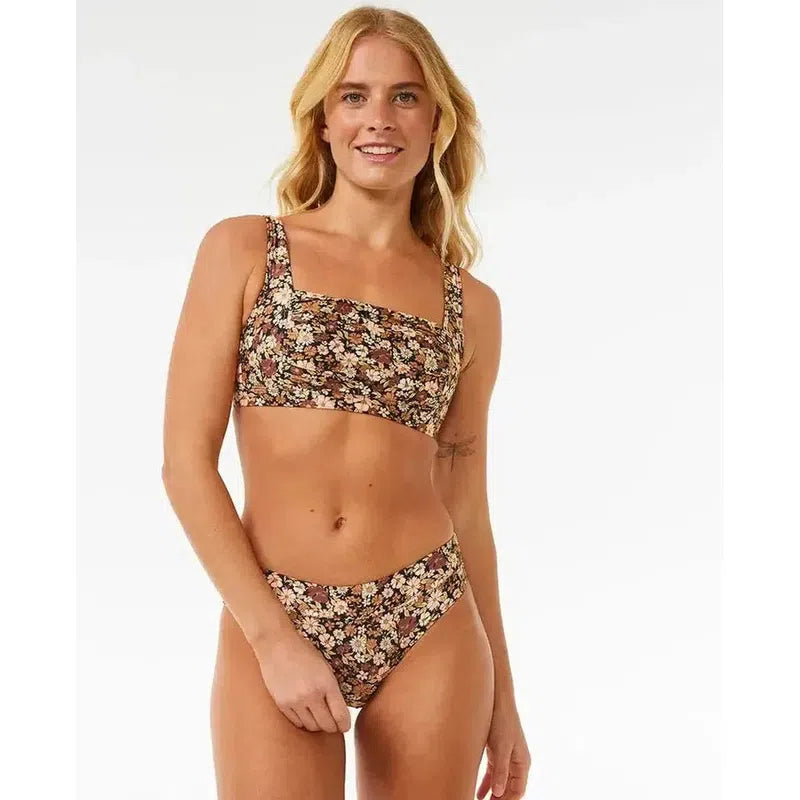 Rip Curl Damen Bikini Top Sea Of Dreams D-DD Crop - brown