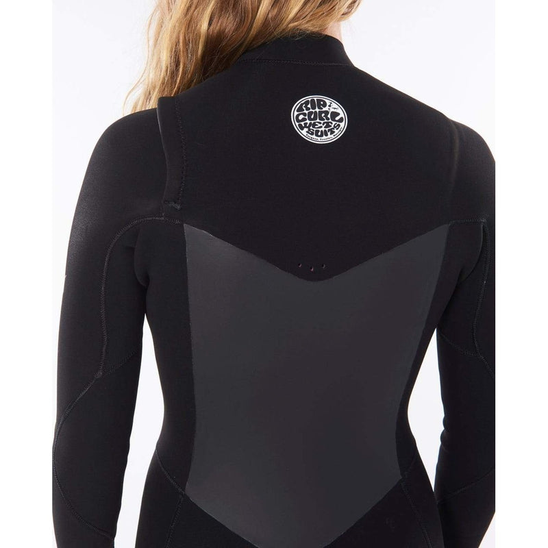 Rip Curl Damen Flashbomb 3/2mm Chest Zip Neoprenanzug - black