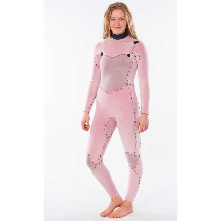 Rip Curl Damen Flashbomb 3/2mm Chest Zip Neoprenanzug - black