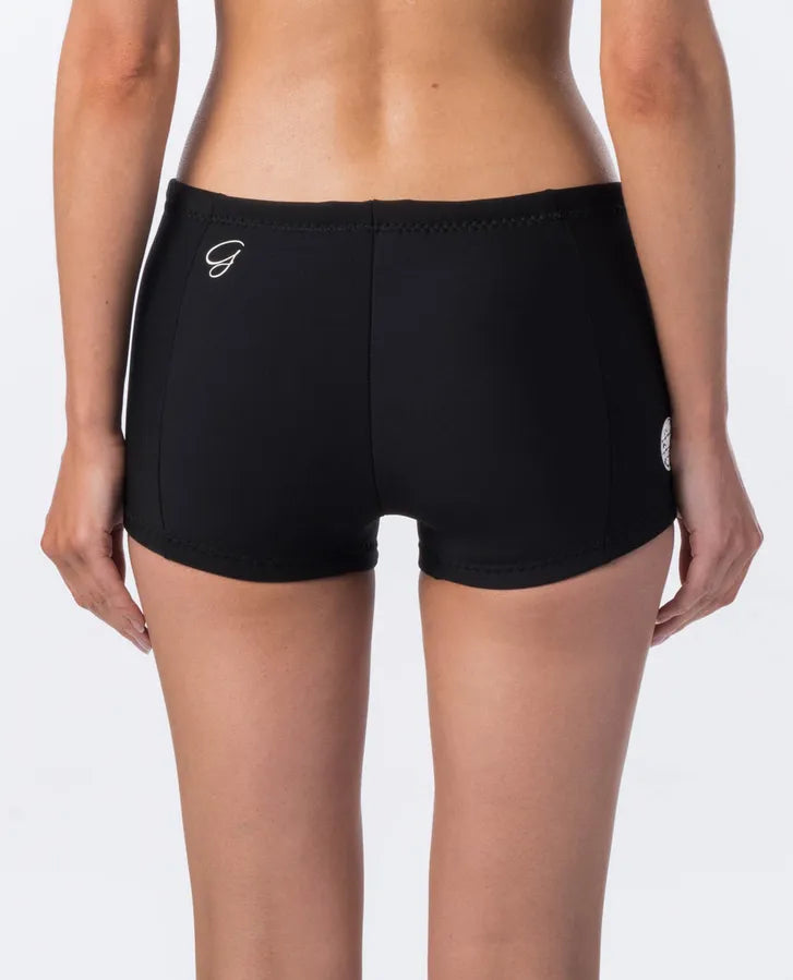 Rip Curl Damen G-Bomb 1mm Neopren Boyleg Shorts - Black