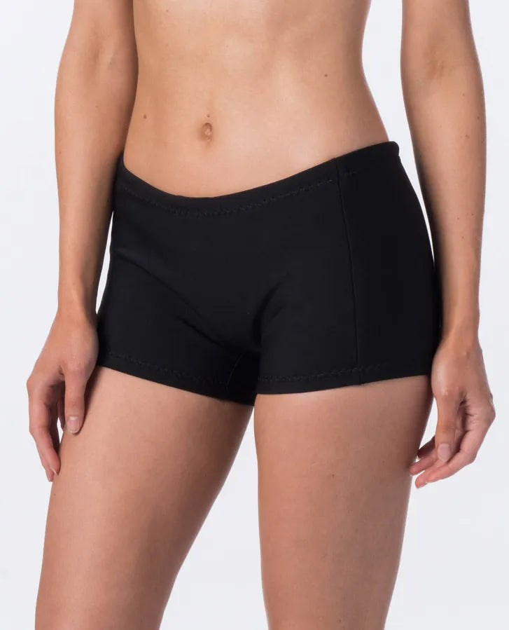 Rip Curl Damen G-Bomb 1mm Neopren Boyleg Shorts - Black