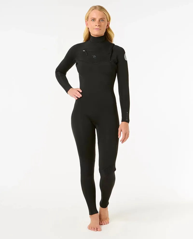 Rip Curl Damen Neoprenanzug Dawn Patrol 3/2 Chestzip - Black