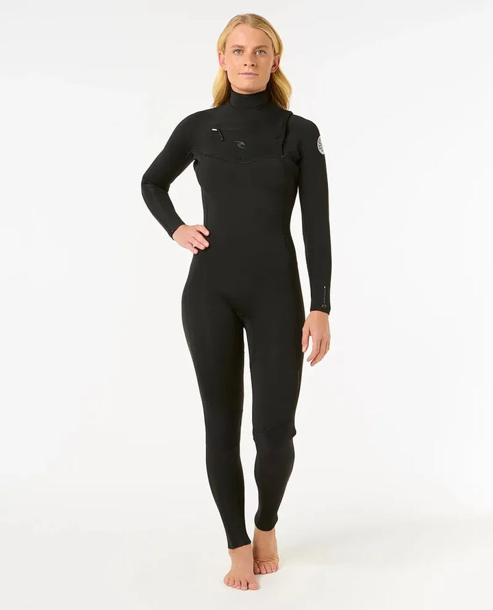 Rip Curl Damen Neoprenanzug Dawn Patrol 3/2 Chestzip - Black