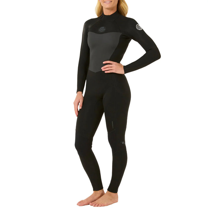 Rip Curl Damen Neoprenanzug Dawn Patrol 3/2mm Backzip E5 - black