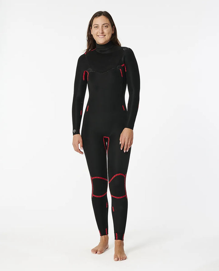 Rip Curl Damen Neoprenanzug Dawn Patrol Performance 3/2mm Chestzip - Black