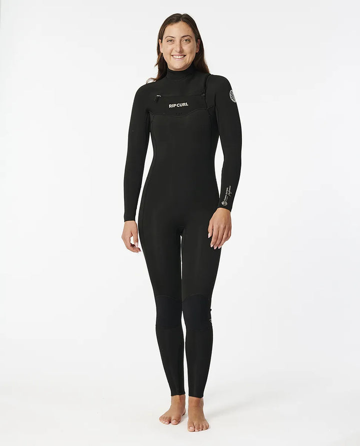 Rip Curl Damen Neoprenanzug Dawn Patrol Performance 3/2mm Chestzip - Black