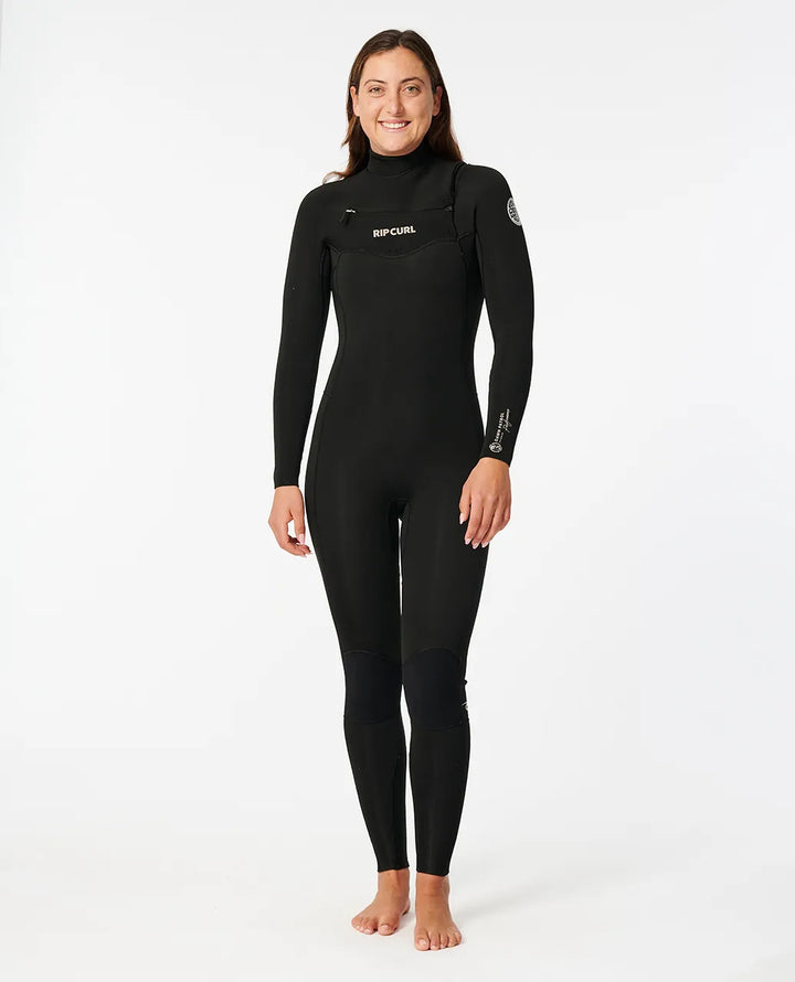 Rip Curl Damen Neoprenanzug Dawn Patrol Performance 4/3mm Chestzip - Black