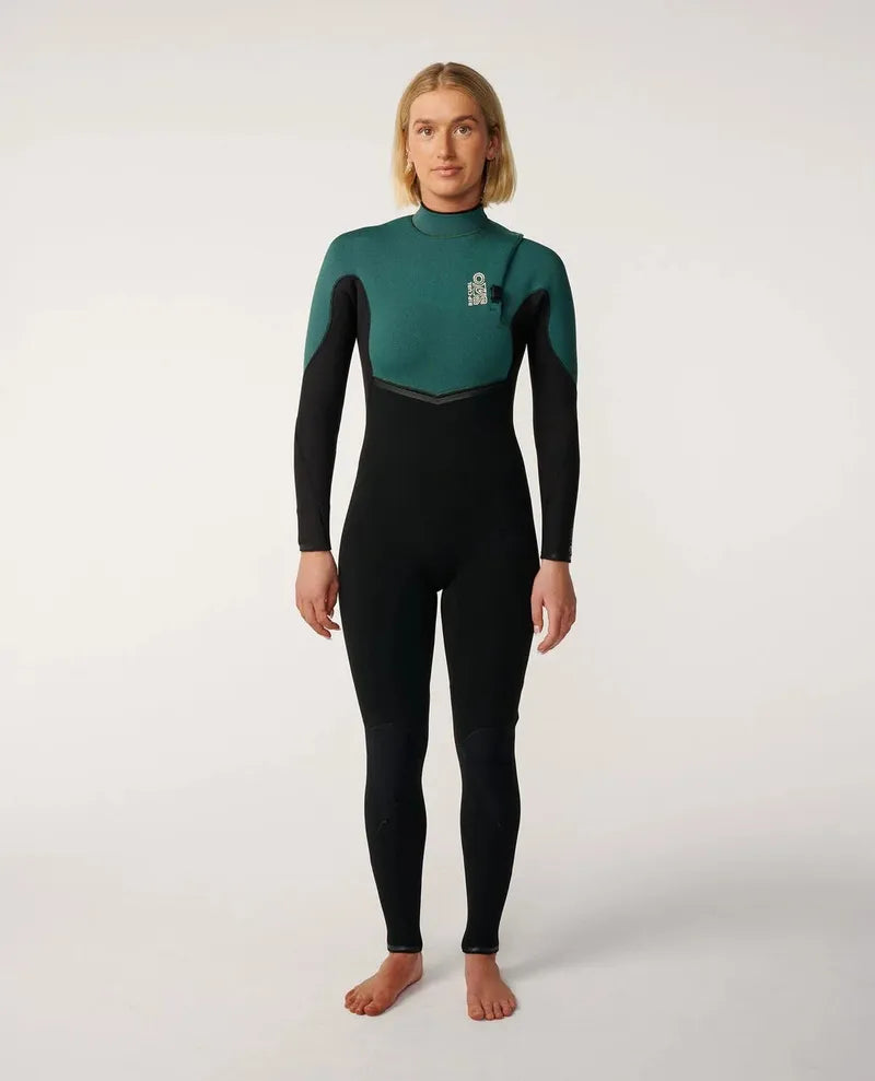 Rip Curl Damen Neoprenanzug E-Bomb 3/2mm Zipfree - black