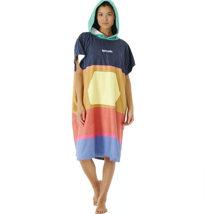 Rip Curl Damen Poncho Surf Revival Hooded Towel - multico