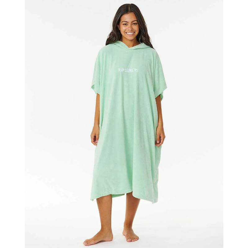 Rip Curl Damen Poncho classic surf hooded towel - mint