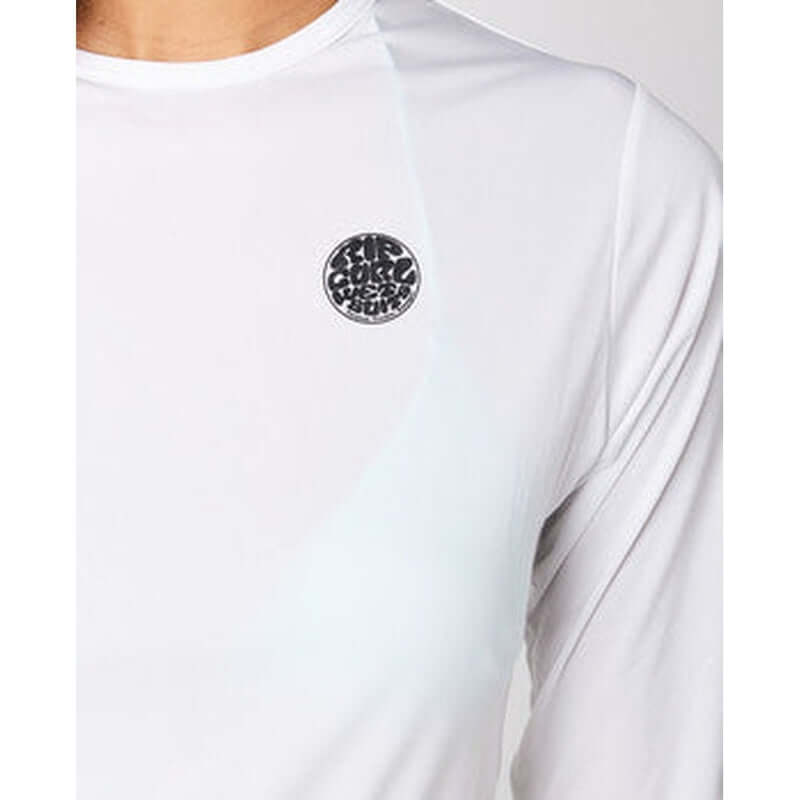 Rip Curl Damen UV Lycra langarm Whitewash Loose Fit - white