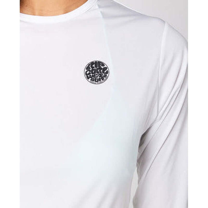 Rip Curl Damen UV Lycra langarm Whitewash Loose Fit - white