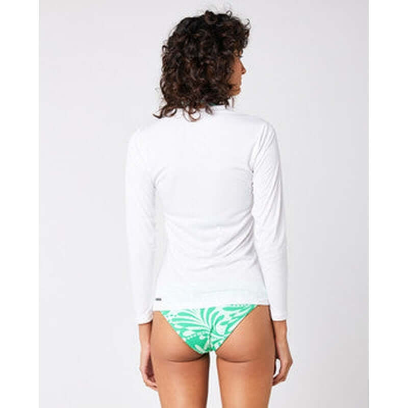 Rip Curl Damen UV Lycra langarm Whitewash Loose Fit - white