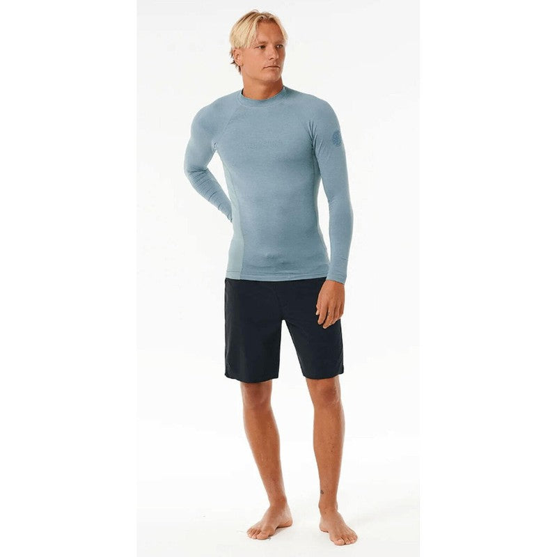 Rip Curl Herren Dawn Patrol Performance Langarm - -mineral blue marle