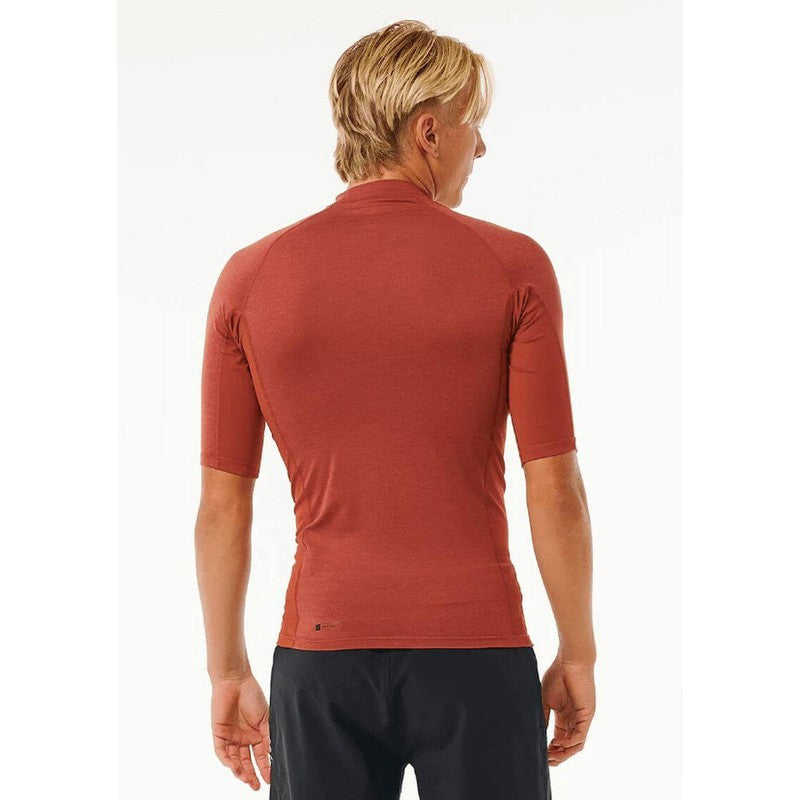 Rip Curl Herren Dawn Patrol Performance kurzarm - Red Marle