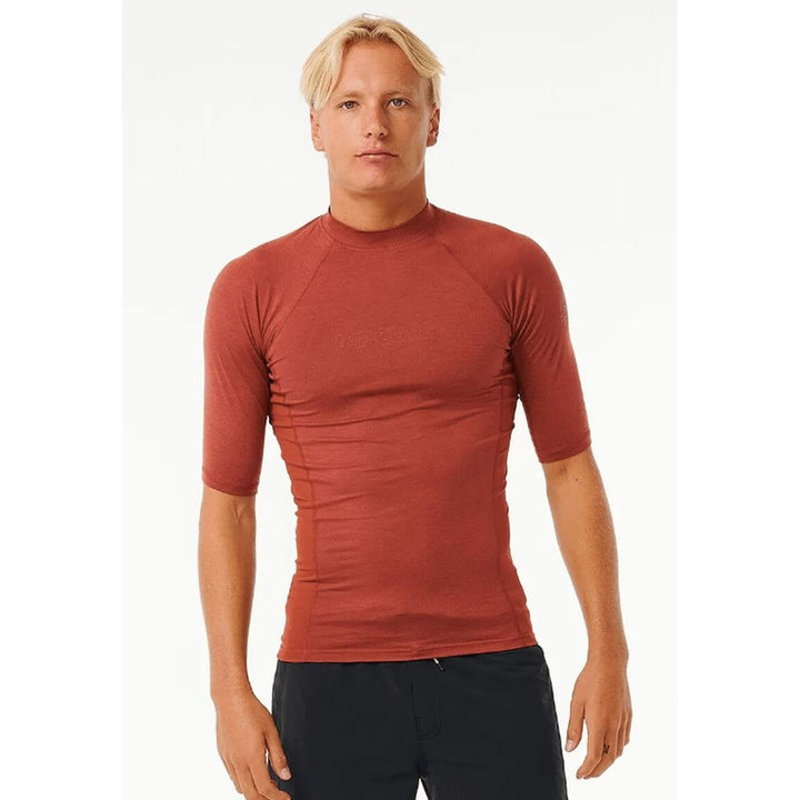 Rip Curl Herren Dawn Patrol Performance kurzarm - Red Marle