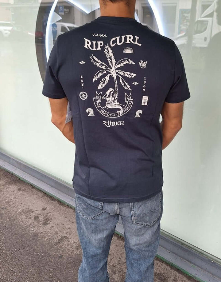 Rip Curl Herren Destination Tee Zurich - tatoo-dark navy