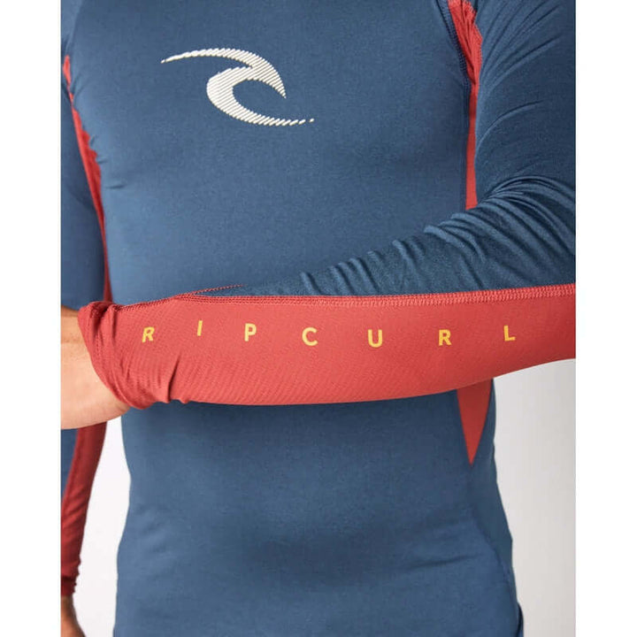 Rip Curl Herren Langarm Lycra - navy marle