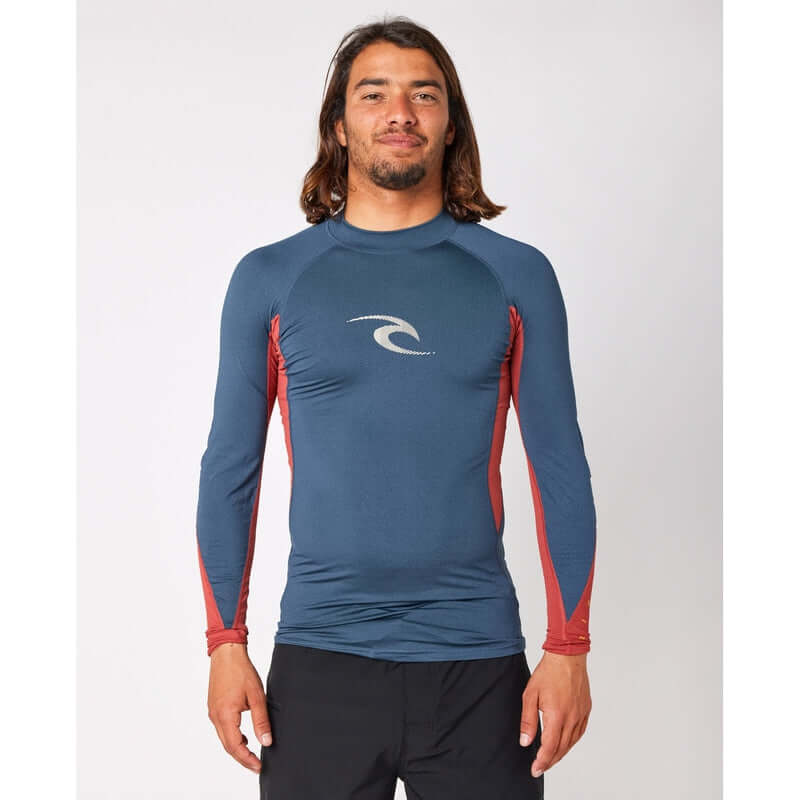 Rip Curl Herren Langarm Lycra - navy marle