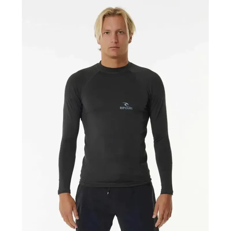 Rip Curl Herren Langarmlycra Stack UPF - washed black