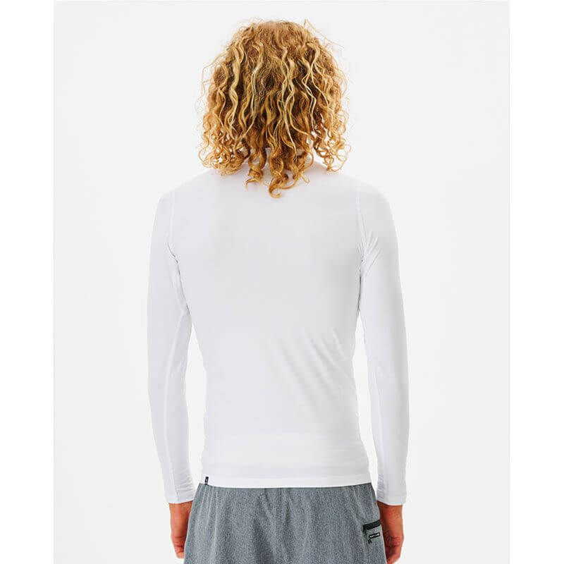 Rip Curl Herren Lycra Corpo UV Shirt, langarm - white