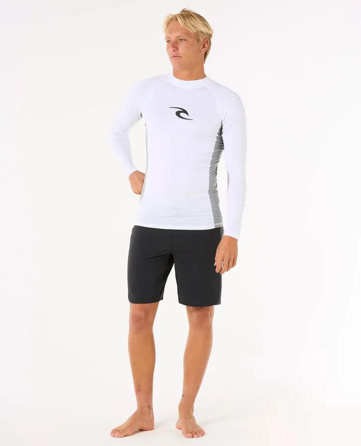 Rip Curl Herren Lycra Waves Langarm - weiss
