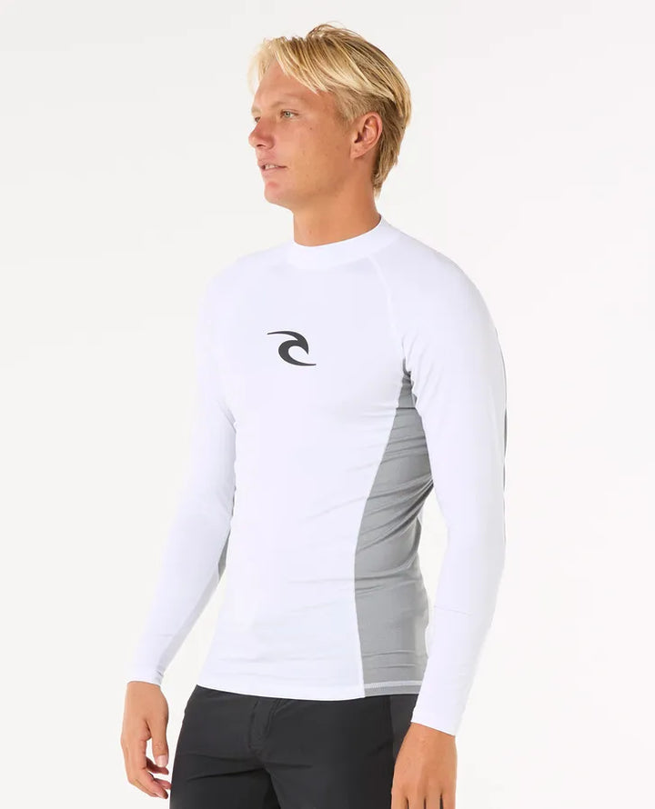 Rip Curl Herren Lycra Waves Langarm - weiss